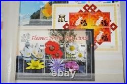 Tuvalu Collection Of 100+ Sheets & 50+ Stamps All Mnh In Supersafe Stock Book