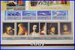 Tuvalu Collection Of 100+ Sheets & 50+ Stamps All Mnh In Supersafe Stock Book