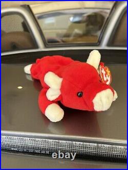 Ty Beanie Baby Snort ALL ERRORS RARE COLLECTIBLE MINT CONDITION! #4002