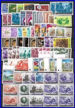 UK BRITISH COMM. 1930's-80's COLLECTION OF 500+ MINT ALMOST ALL NEVER HINGED MAN