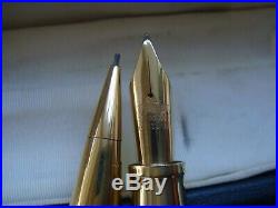 ULTRA RARE Waterman Hundred Years All 14K Sold Gold Mint Fountain Pen