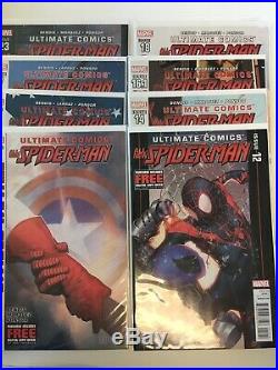 Ultimate Fallout 4 Miles Morales LOT All-New Spider-Man 1st Print 11 Handcuffs