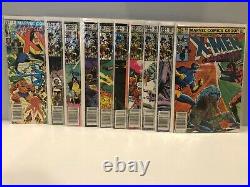 Uncanny X-Men #150-167 Lot of 10 9.4,9.2 Keys, All NEWSStand, Bag&Boarded New