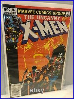 Uncanny X-Men #150-167 Lot of 10 9.4,9.2 Keys, All NEWSStand, Bag&Boarded New