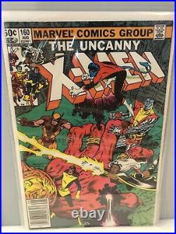 Uncanny X-Men #150-167 Lot of 10 9.4,9.2 Keys, All NEWSStand, Bag&Boarded New