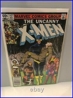 Uncanny X-Men #150-167 Lot of 10 9.4,9.2 Keys, All NEWSStand, Bag&Boarded New