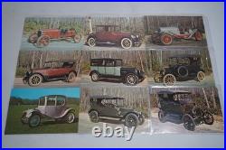 Us Collection Of 400+ Automobile Chrome Photo Postcards Mint All Sleeved