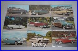 Us Collection Of 400+ Automobile Chrome Photo Postcards Mint All Sleeved