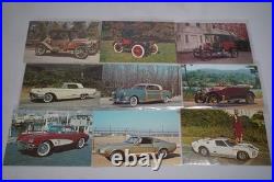 Us Collection Of 400+ Automobile Chrome Photo Postcards Mint All Sleeved