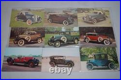 Us Collection Of 400+ Automobile Chrome Photo Postcards Mint All Sleeved