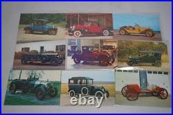 Us Collection Of 400+ Automobile Chrome Photo Postcards Mint All Sleeved