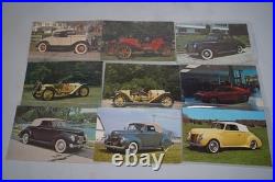 Us Collection Of 400+ Automobile Chrome Photo Postcards Mint All Sleeved
