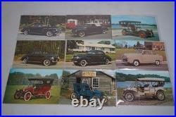 Us Collection Of 400+ Automobile Chrome Photo Postcards Mint All Sleeved