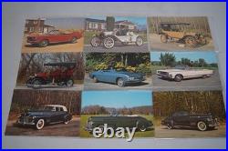 Us Collection Of 400+ Automobile Chrome Photo Postcards Mint All Sleeved