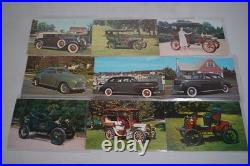 Us Collection Of 400+ Automobile Chrome Photo Postcards Mint All Sleeved