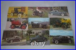 Us Collection Of 400+ Automobile Chrome Photo Postcards Mint All Sleeved