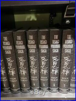 Usagi Yojimbo Saga Hardcover Lot Books 1-7+legends All Signed And Numbered