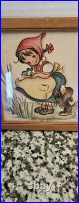 VTG 1940s Beautiful Lot Of 4 Original Brownie Prints All In Excellent Condition