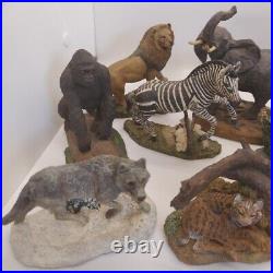 VTG 1987 Lot Of 11 Franklin Mint Wild Life Preservation Figurines