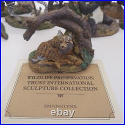 VTG 1987 Lot Of 11 Franklin Mint Wild Life Preservation Figurines
