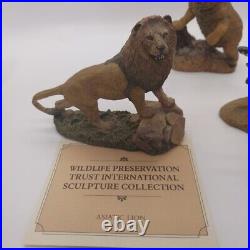 VTG 1987 Lot Of 11 Franklin Mint Wild Life Preservation Figurines