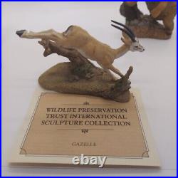VTG 1987 Lot Of 11 Franklin Mint Wild Life Preservation Figurines