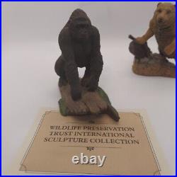 VTG 1987 Lot Of 11 Franklin Mint Wild Life Preservation Figurines