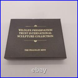 VTG 1987 Lot Of 11 Franklin Mint Wild Life Preservation Figurines