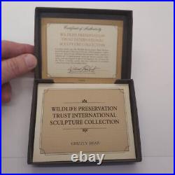 VTG 1987 Lot Of 11 Franklin Mint Wild Life Preservation Figurines
