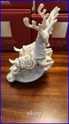 VTG 2001 DASH AWAY ALL LENOX For The Holidays Xmas Collection Mint Condition