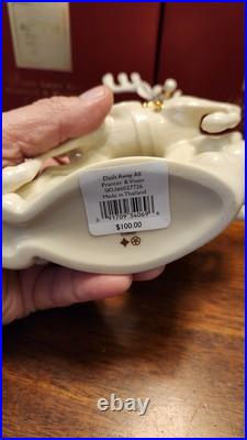 VTG 2001 DASH AWAY ALL LENOX For The Holidays Xmas Collection Mint Condition