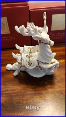 VTG 2001 DASH AWAY ALL LENOX For The Holidays Xmas Collection Mint Condition