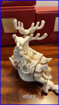 VTG 2001 DASH AWAY ALL LENOX For The Holidays Xmas Collection Mint Condition