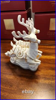 VTG 2001 DASH AWAY ALL LENOX For The Holidays Xmas Collection Mint Condition