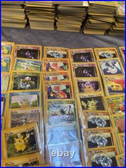 VTG Pokémon MASSIVE COLLECTION LOT 1300+ Common Uncommon All PRE 2004 Base Set