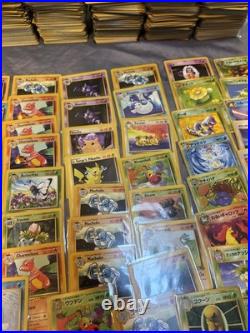 VTG Pokémon MASSIVE COLLECTION LOT 1300+ Common Uncommon All PRE 2004 Base Set
