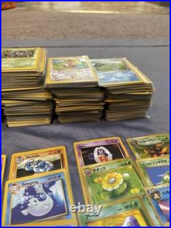 VTG Pokémon MASSIVE COLLECTION LOT 1300+ Common Uncommon All PRE 2004 Base Set