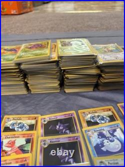 VTG Pokémon MASSIVE COLLECTION LOT 1300+ Common Uncommon All PRE 2004 Base Set