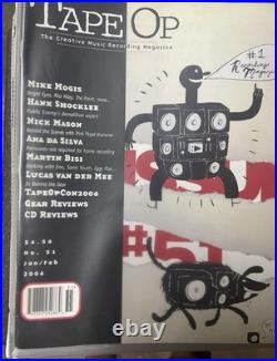 VTG Tape Op Magazine Collection Issue #1-135 All Individual Plastic Sleeves MINT