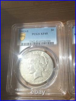 Valuable ALL Silver Old 1885 to 2012W Graded Coin Collection-MS66/Morgan & Peace