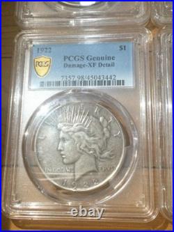 Valuable ALL Silver Old 1885 to 2012W Graded Coin Collection-MS66/Morgan & Peace