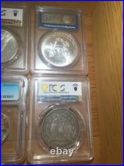 Valuable ALL Silver Old 1885 to 2012W Graded Coin Collection-MS66/Morgan & Peace
