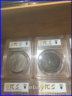 Valuable ALL Silver Old 1885 to 2012W Graded Coin Collection-MS66/Morgan & Peace