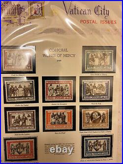 Vatican City Stamp Collection All MNH. See Description
