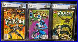 Venom Sinner Takes All 3 Issue Lot # 1, # 3 # 4 1995