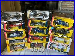 Vintage 1970's Corgi Toys F1 Collection All Mint and Boxed x 14