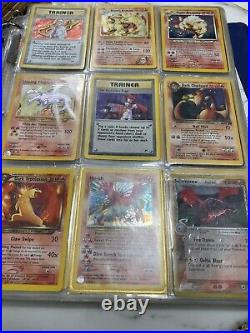 Vintage 1995-2000+ Pokemon Card Lot 90 Holo + All original Complete Base Set