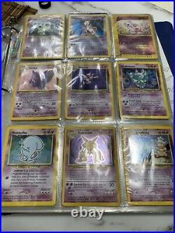 Vintage 1995-2000+ Pokemon Card Lot 90 Holo + All original Complete Base Set