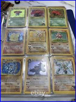 Vintage 1995-2000+ Pokemon Card Lot 90 Holo + All original Complete Base Set