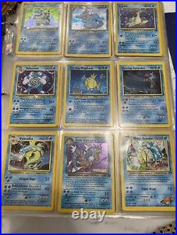 Vintage 1995-2000+ Pokemon Card Lot 90 Holo + All original Complete Base Set